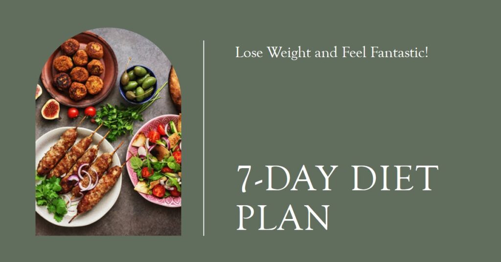 7-day Diet Plan to Lose Weight